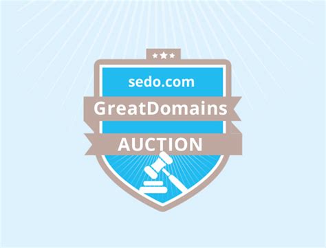 .AUCTION Domains • Find the highest bidder .